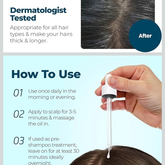 Hair Growth Oil - Black Packaging - Picture 5 of 16